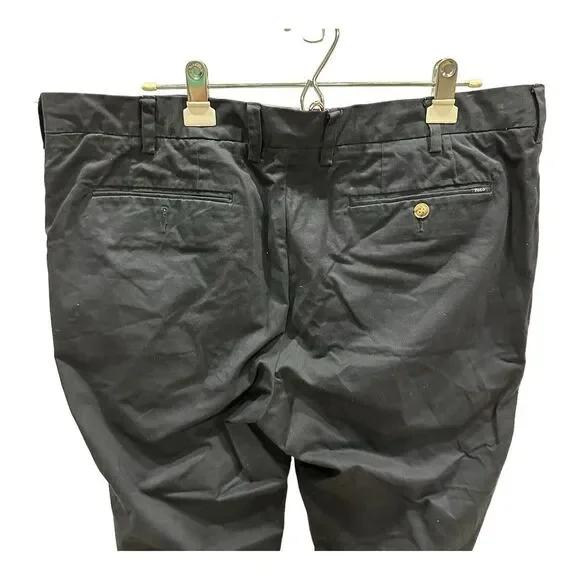 Polo Ralph Lauren Pants Mens Sz 40x32 Blue Chino‎ Stretch Slim Fit Navy Pony - Picture 4 of 8